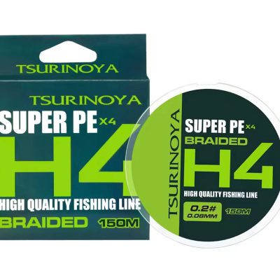 Tsurinoya Super PE x4 H4 150m 0,08mm
