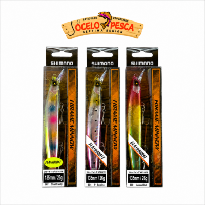 SHIMANO Hirame Minnow flash boost 135mm. 26g.