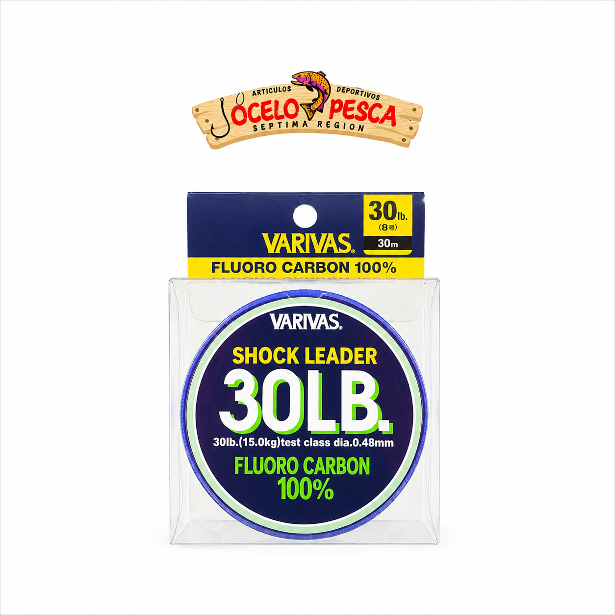 VARIVAS Fluorocarbono Shock Leader 30m - Imagen 4