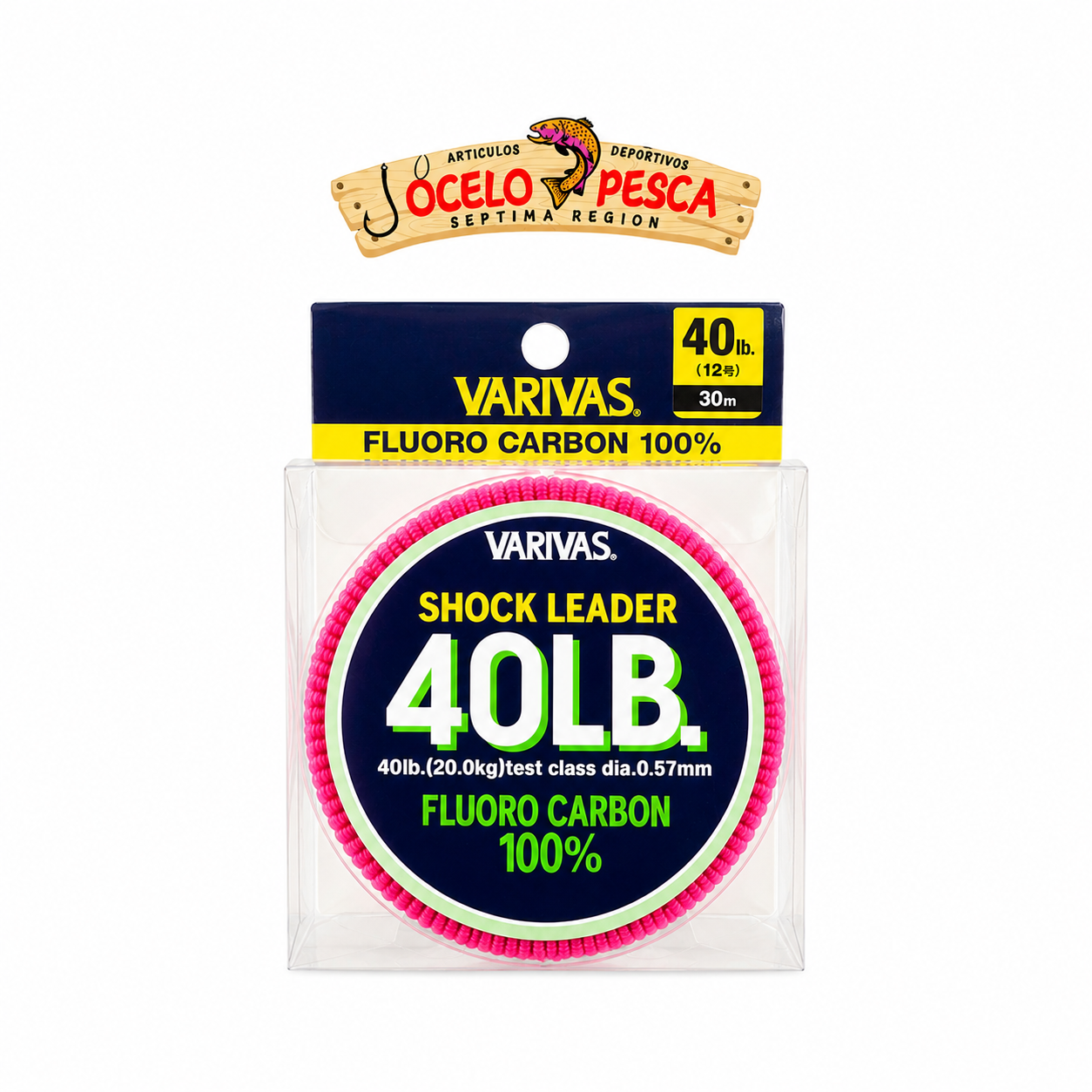 VARIVAS Fluorocarbono Shock Leader 30m - Imagen 5