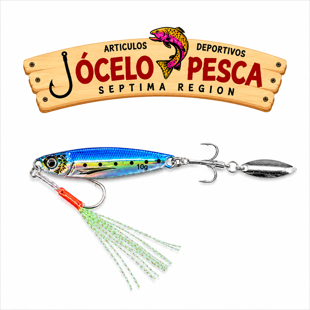 SEÑUELO JIG MORDIDA SEGURA 10G - Imagen 3