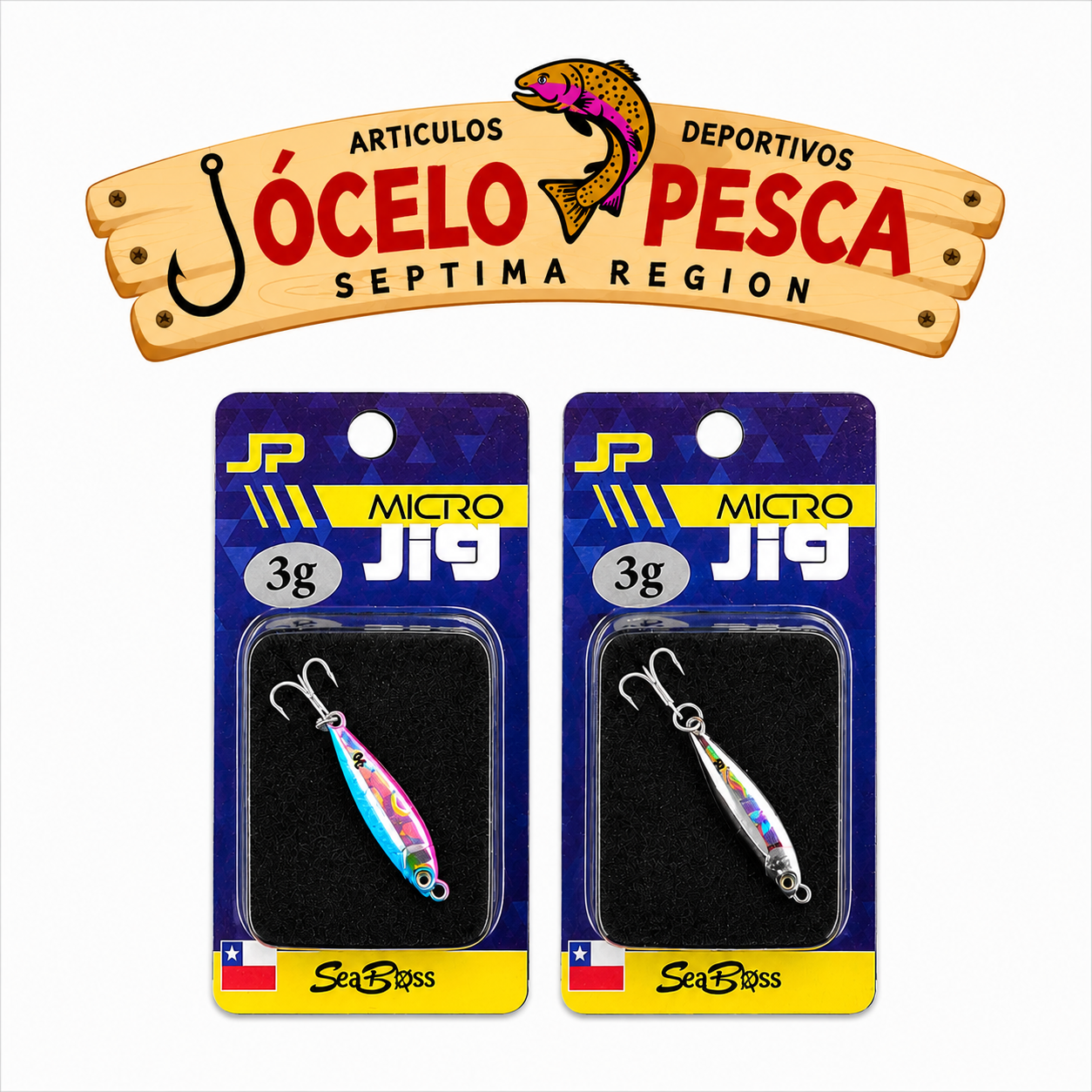 SeaBoss JP Micro Jig 3g Candy Iwashi