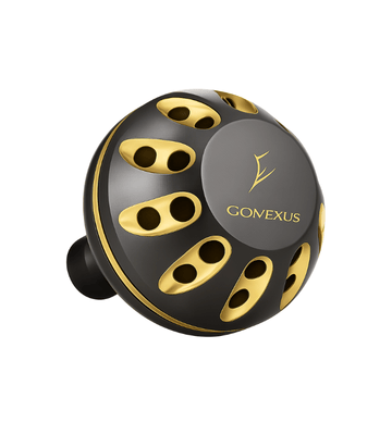 POMO Gomexus Aluminum Reel Power Knob GOLDEN BLACK
