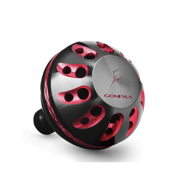 pomo Gomexus Aluminum Reel Power Knob BLACK RED