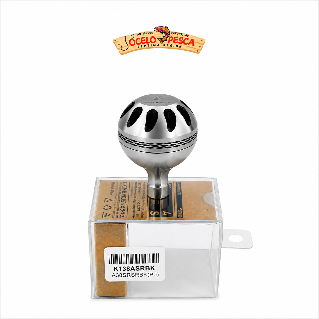 Pomo Gomexus Silver Black - Imagen 5
