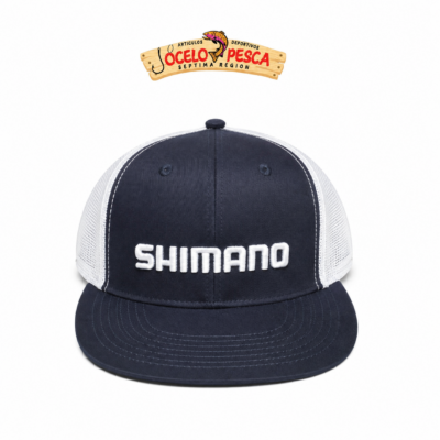 Gorro Shimano Flat Visor Azul