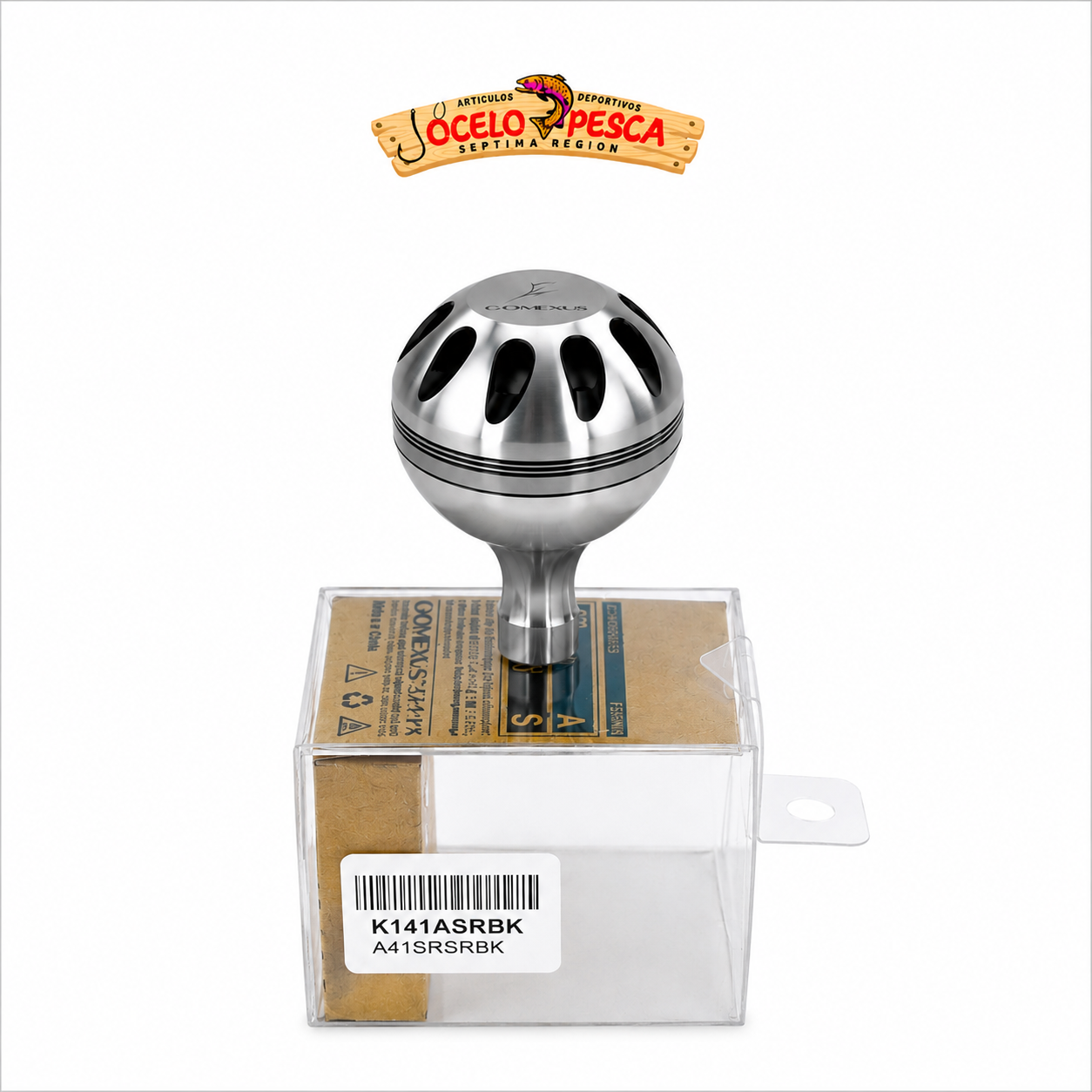 Pomo Gomexus Silver Black - Imagen 6