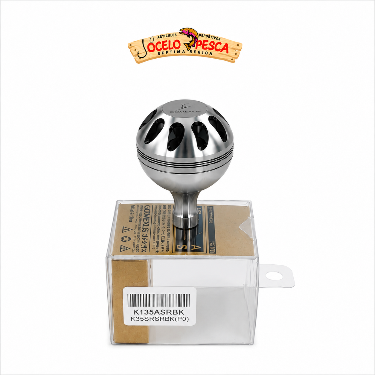 Pomo Gomexus Silver Black - Imagen 4