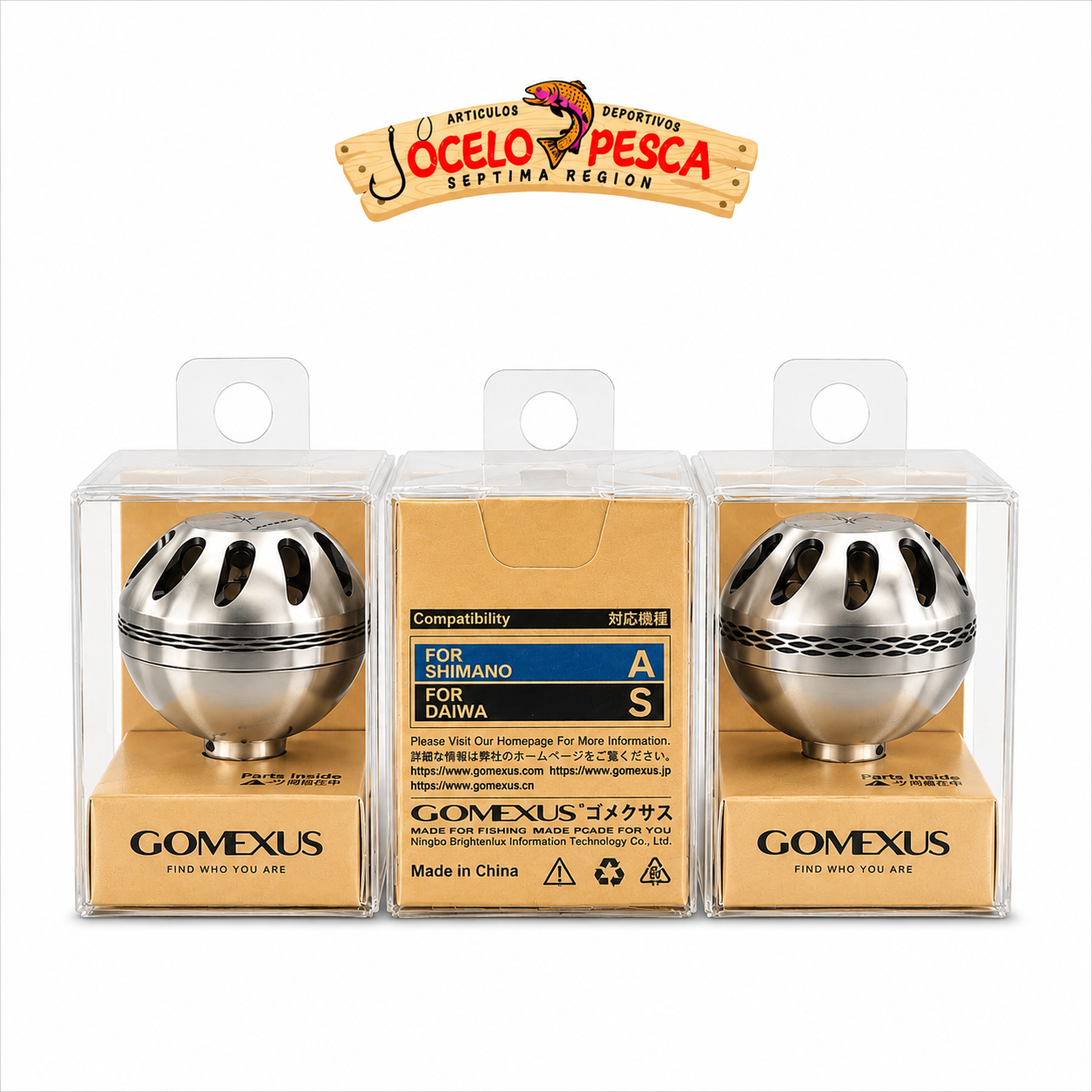 Pomo Gomexus Silver Black - Imagen 3