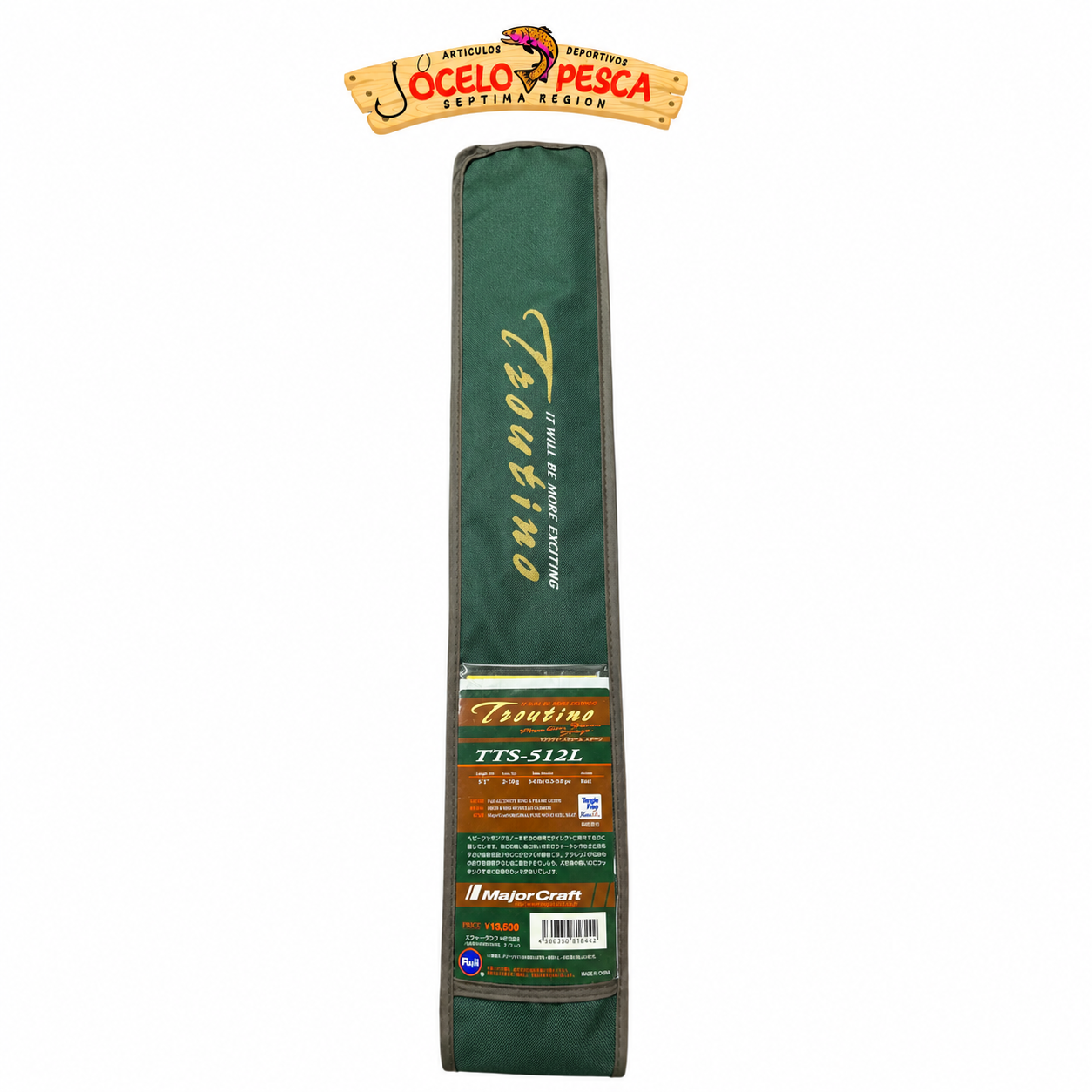 Caña Major Craft Troutino TTS-512L 1.55m (2-10g) - Imagen 3