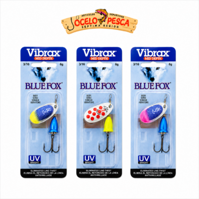 Spinner Blue Fox Vibrax UV N2 6g