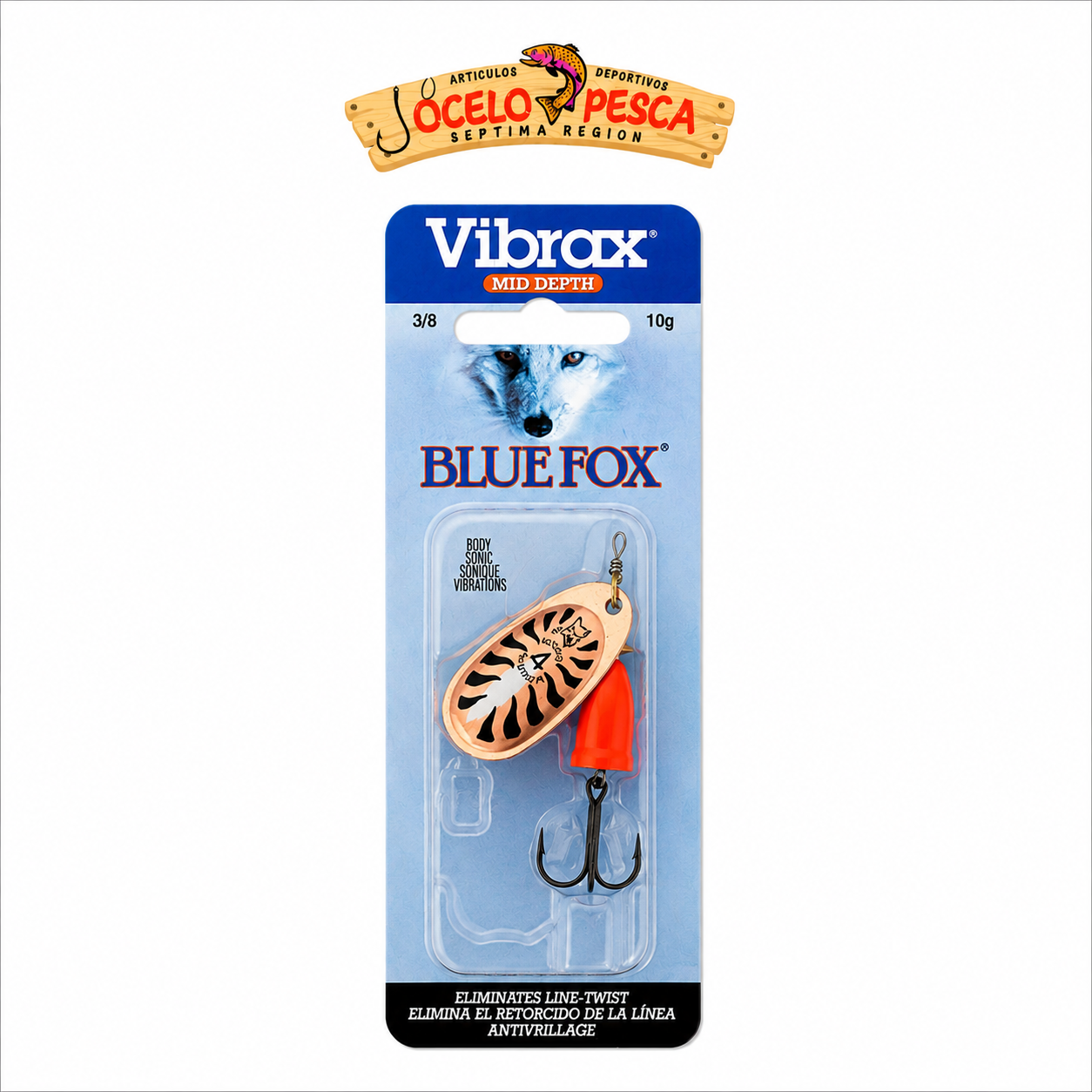 Spinner Blue Fox Vibrax 4 - Imagen 6