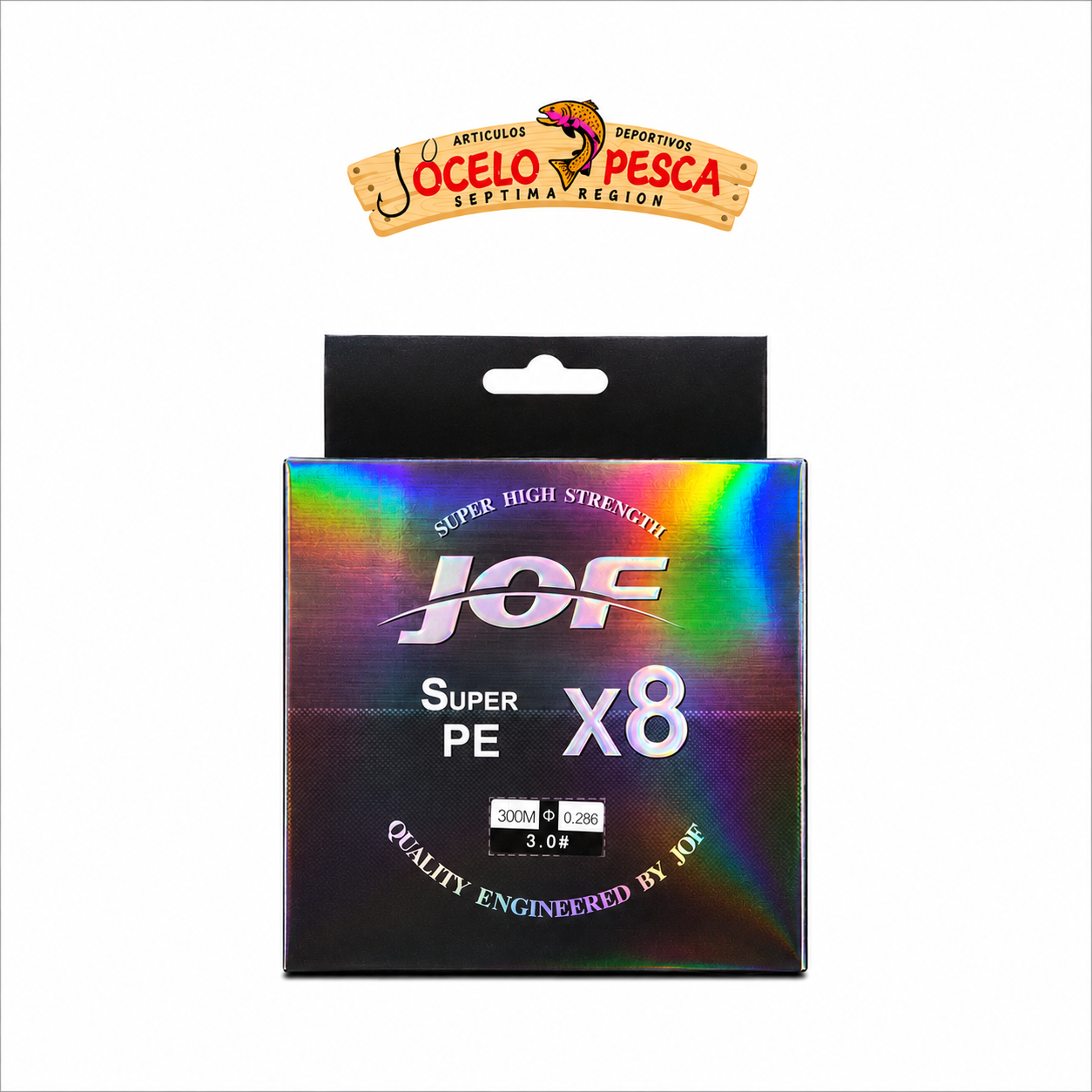 Multifilamento JOF X8 300m - Jocelo Pesca Séptima Región