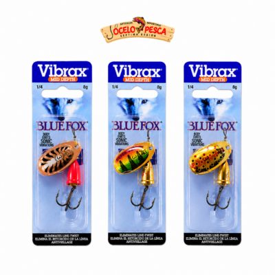 Spinner Blue Fox Vibrax Fluor N3 8G