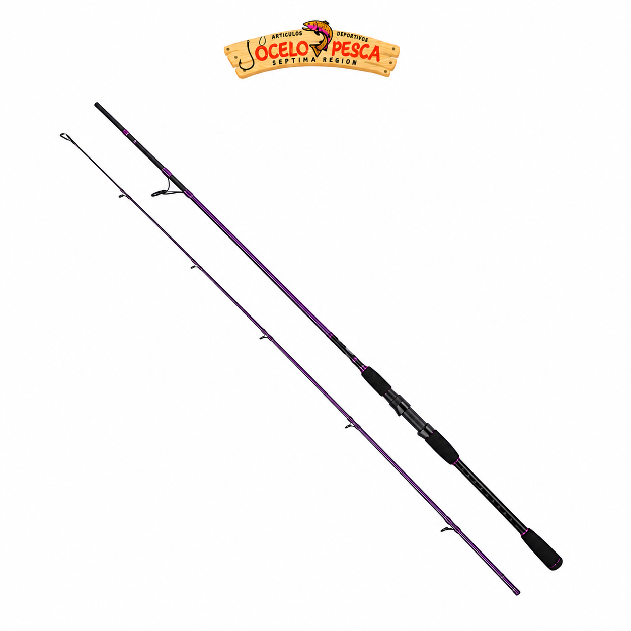 Caña Cinnetic Sky Line Purple Sea Bass Evolution 330MH (40-120g) - Imagen 3