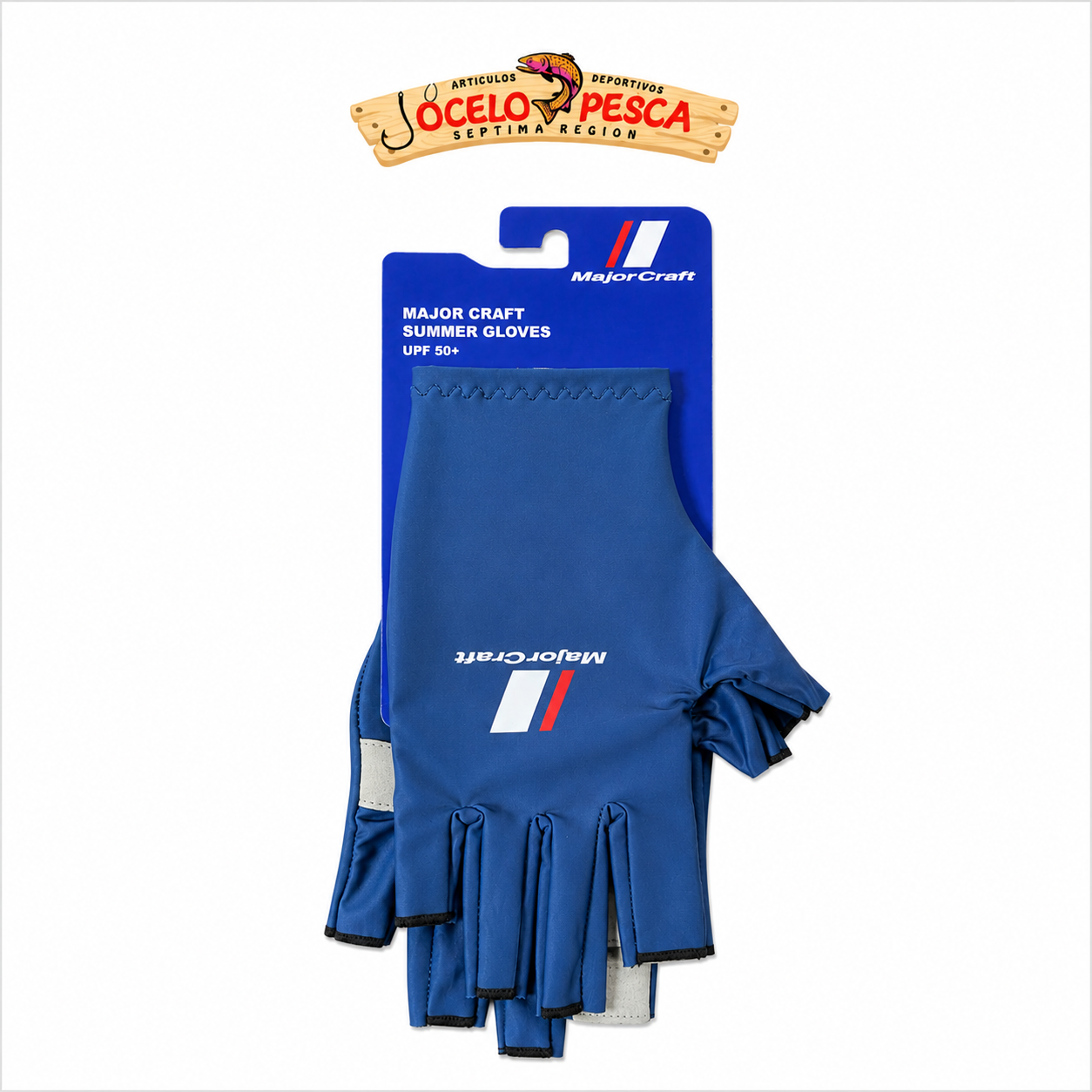 Guantes Majorcraft UV Color Navy - Imagen 3
