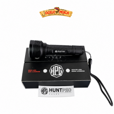 Linterna Hunt Pro White Led Blanco 2000L