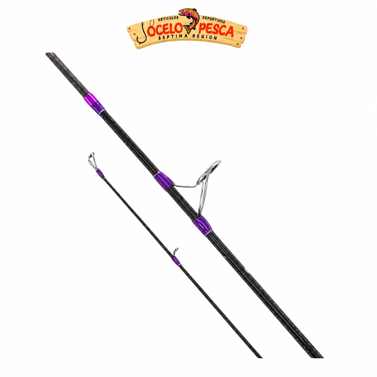 Caña Cinnetic Sky Line Purple Sea Bass Evolution 330MH (40-120g) - Imagen 4