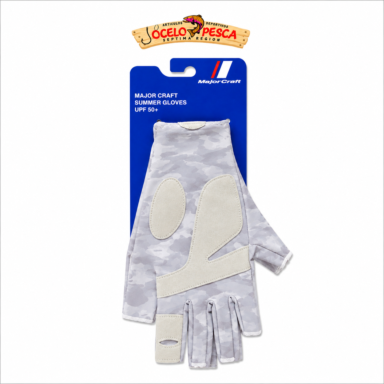 Guantes Majorcraft UV Color Light Gray - Imagen 2