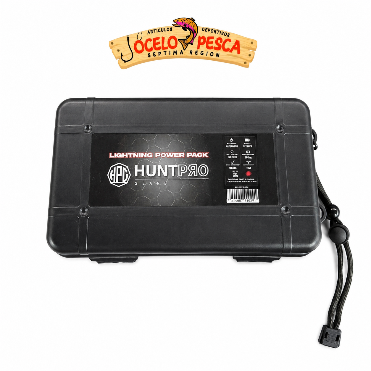 Kit Linterna Luz Roja Hunt Pro 18650 - Imagen 2
