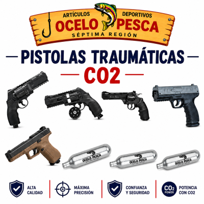 PISTOLAS TRAUMATICAS Y CO2