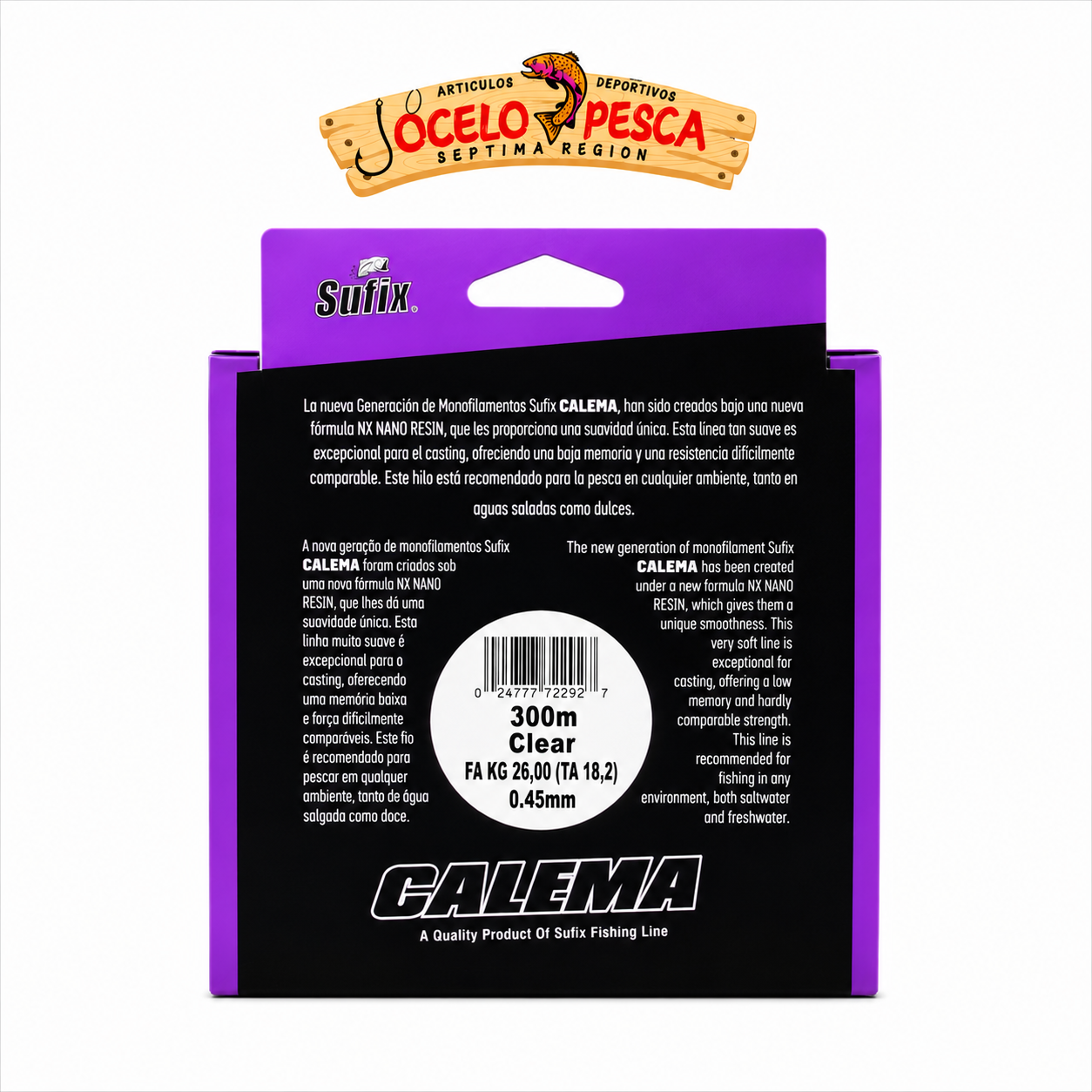 Nylon Sufix Calema Xtreme 300 mts - Imagen 2