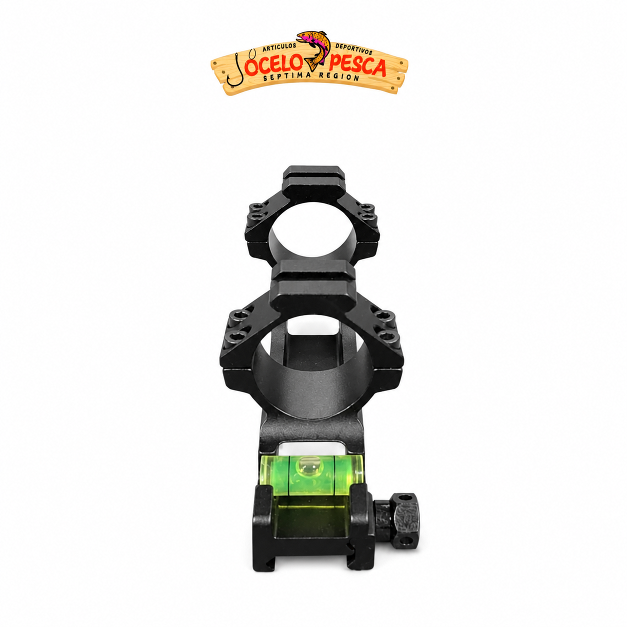Montura Swamp Deer CT Doble Picatinny (21mm) con Nivel Negra - Imagen 3