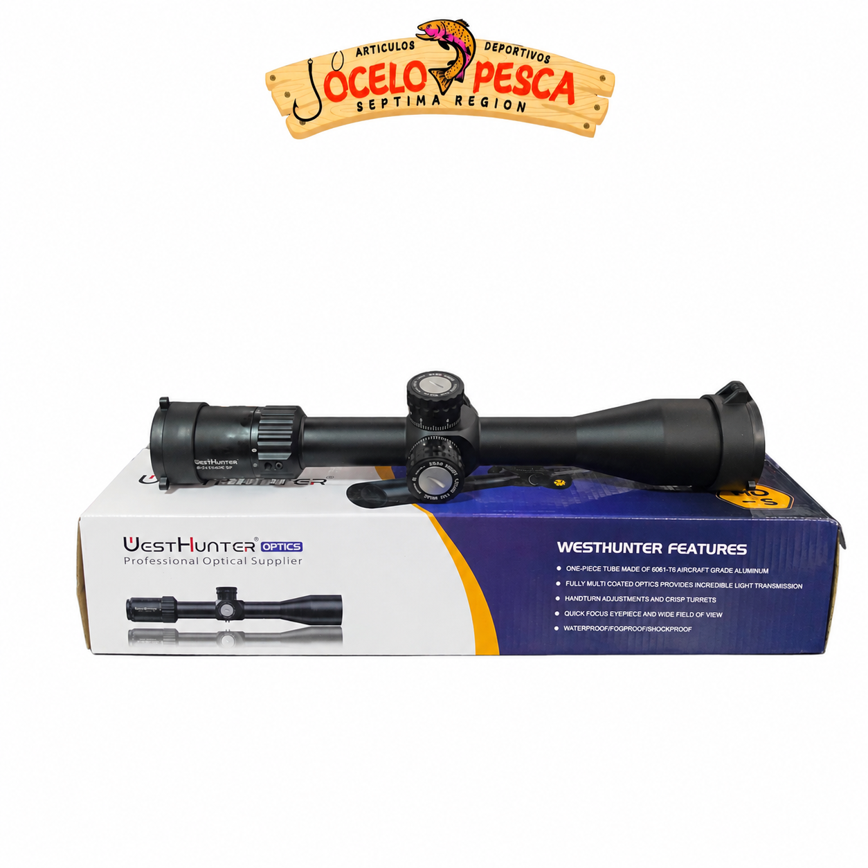 West Hunter Mira Telescopica WH006 HD-S 4-16X44 SFP