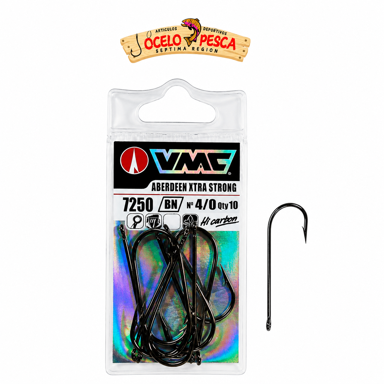 Anzuelo Vmc 7250 Black Nickel Lenguado - Imagen 3