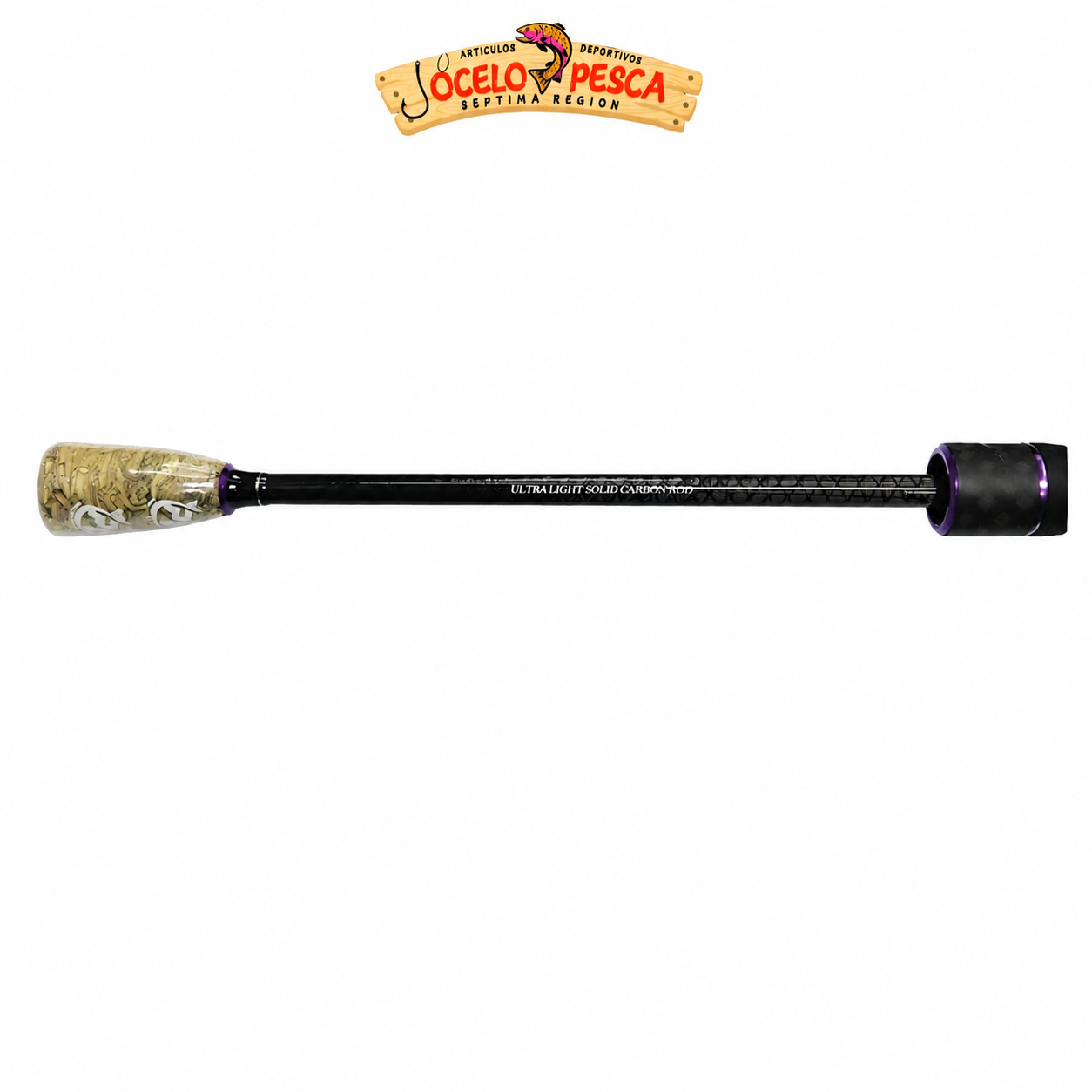 Caña Black Widow Solid Carbon 602UL 1.82m (3-15g) - Imagen 5