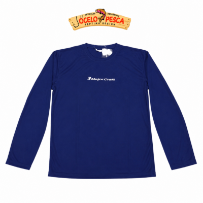 Polera Major Craft Manga Larga Secado Rapido FPS +50 Color Azul Oscuro