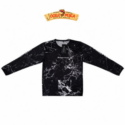 Polera Major Craft Manga Larga Secado Rapido Fps +50 Color Gris Oscuro