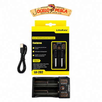 Cargador de Batería Doble Lii-202 LiitoKala