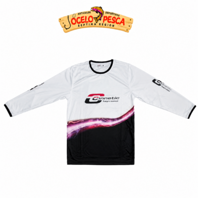 Polera Cinnetic Manga Larga Secado Rápido Fps +50 Color Blanco