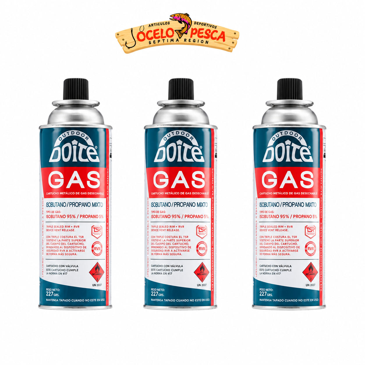 Cartucho de gas 227g Doite - Imagen 2