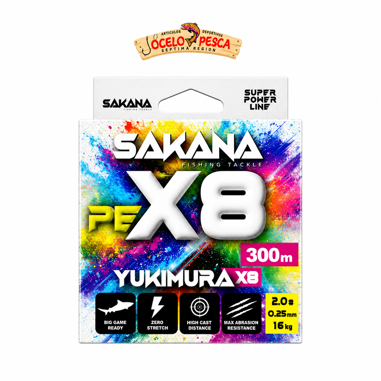 Multifilamento Sakana Yukimura x8 Multicolor 300m - Imagen 5