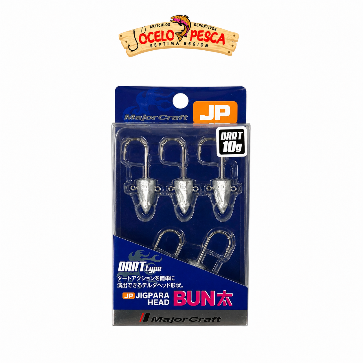Jig Para Head Bunta Dart type Major Craft - Imagen 4
