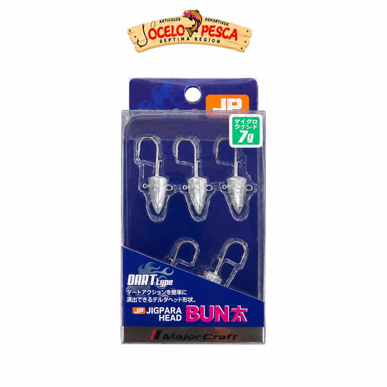 Jig Para Head Bunta Dart type Major Craft - Imagen 3