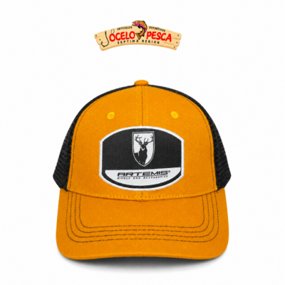Gorro Artemis Con Malla Cafe/Negro