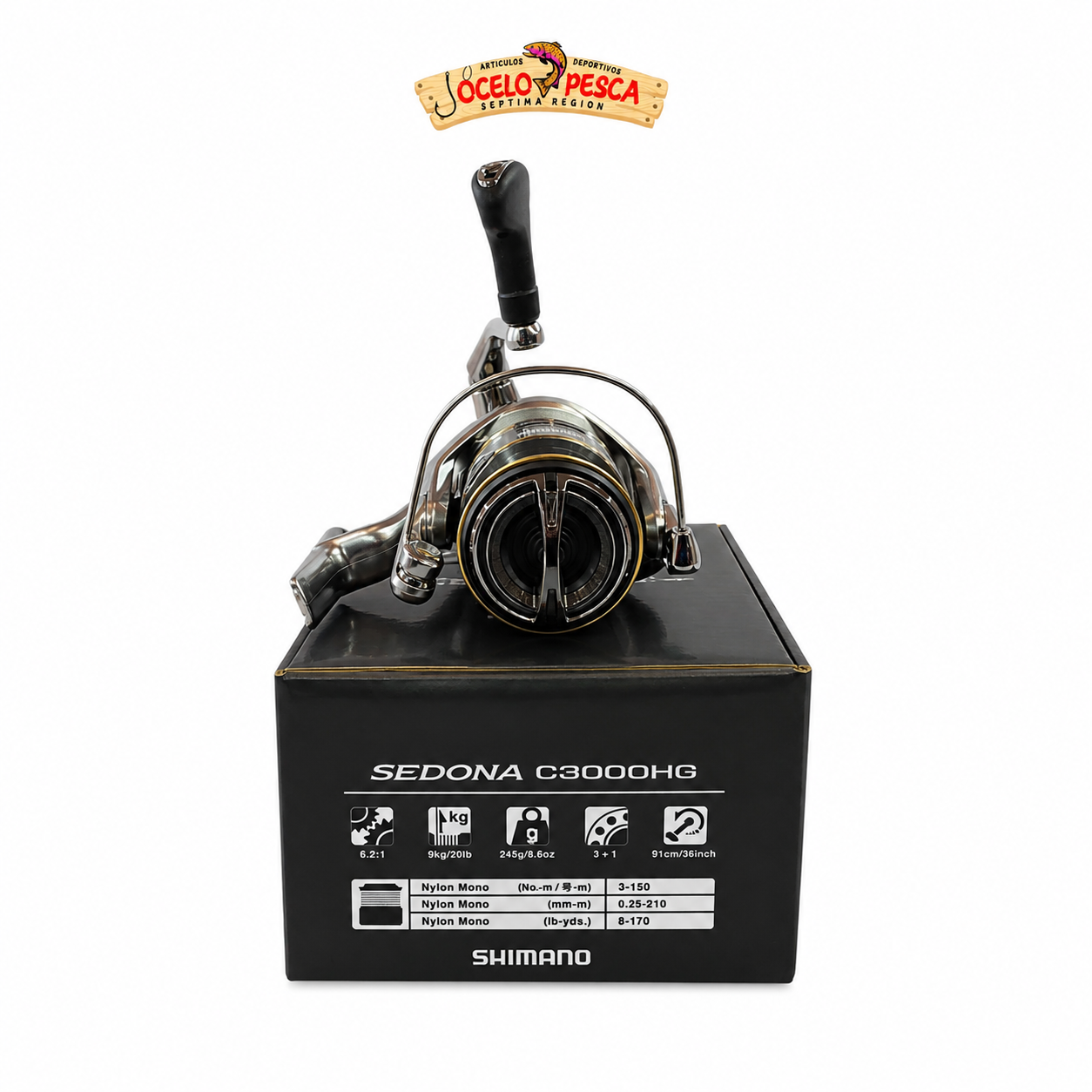 Carrete Shimano Sedona C3000HG - Imagen 2