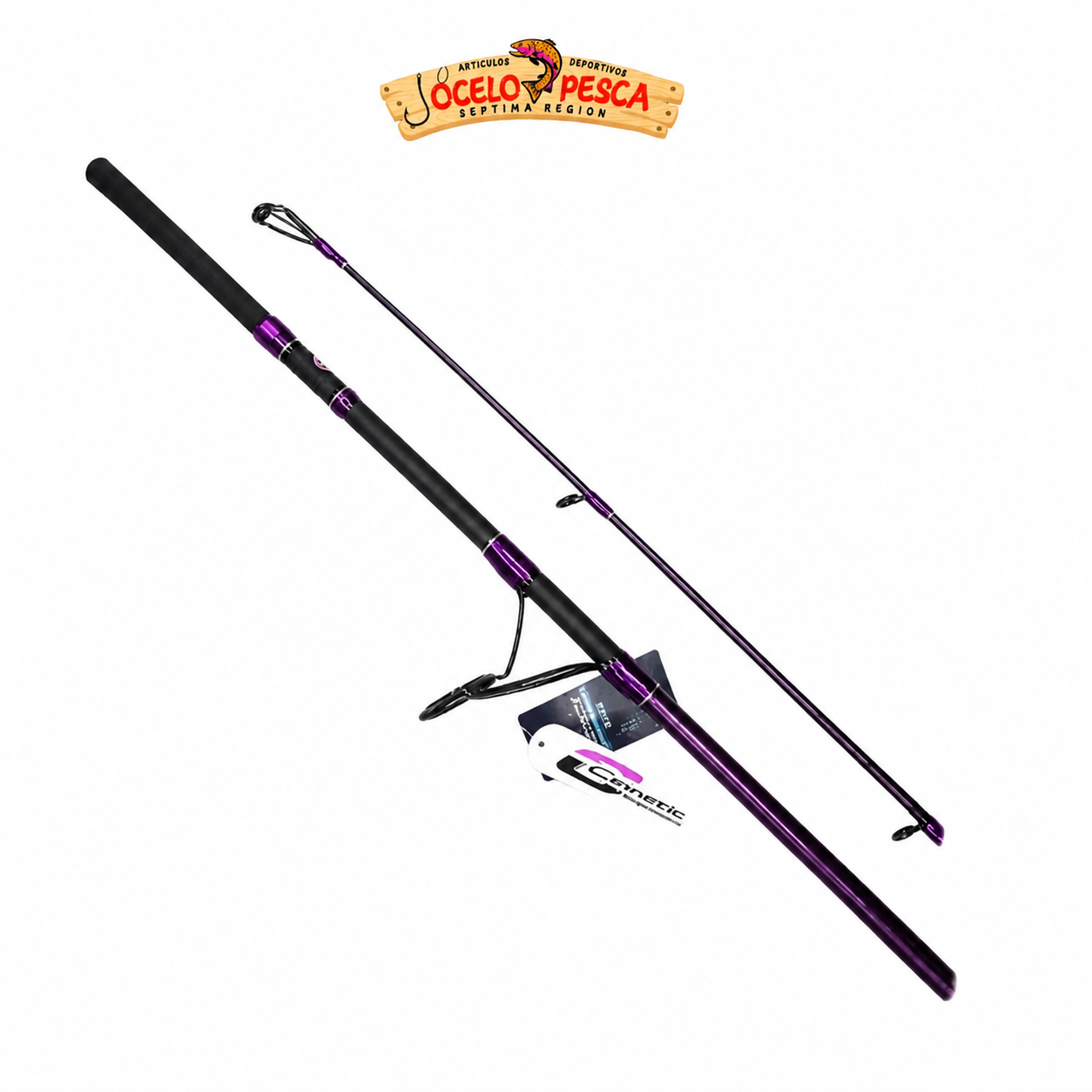 Caña Cinnetic Sky Line Purple Sea Bass Evolution 270MH (15-60g) - Imagen 5
