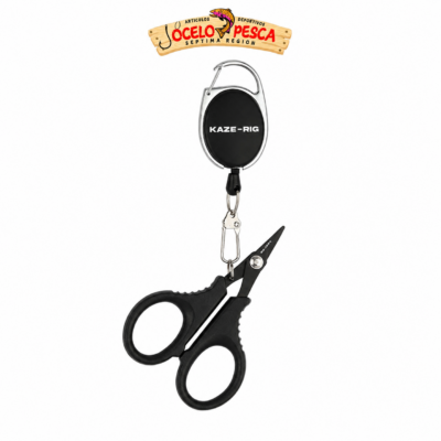 Tijeras De Pesca + Retractil Kaze-Rig