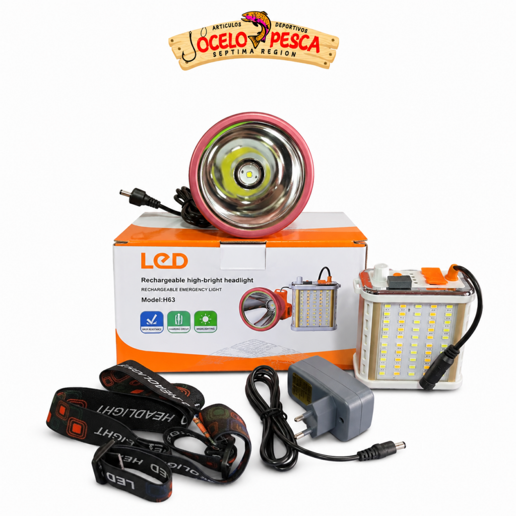 Foco De Caza Luz Roja Led-H63