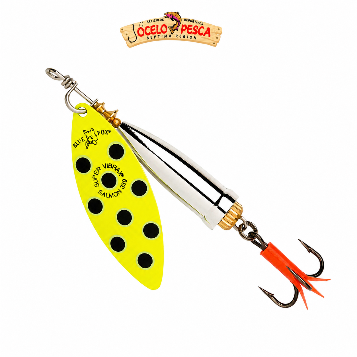 Spinner Salmon Super Vibrax 33g - Imagen 3
