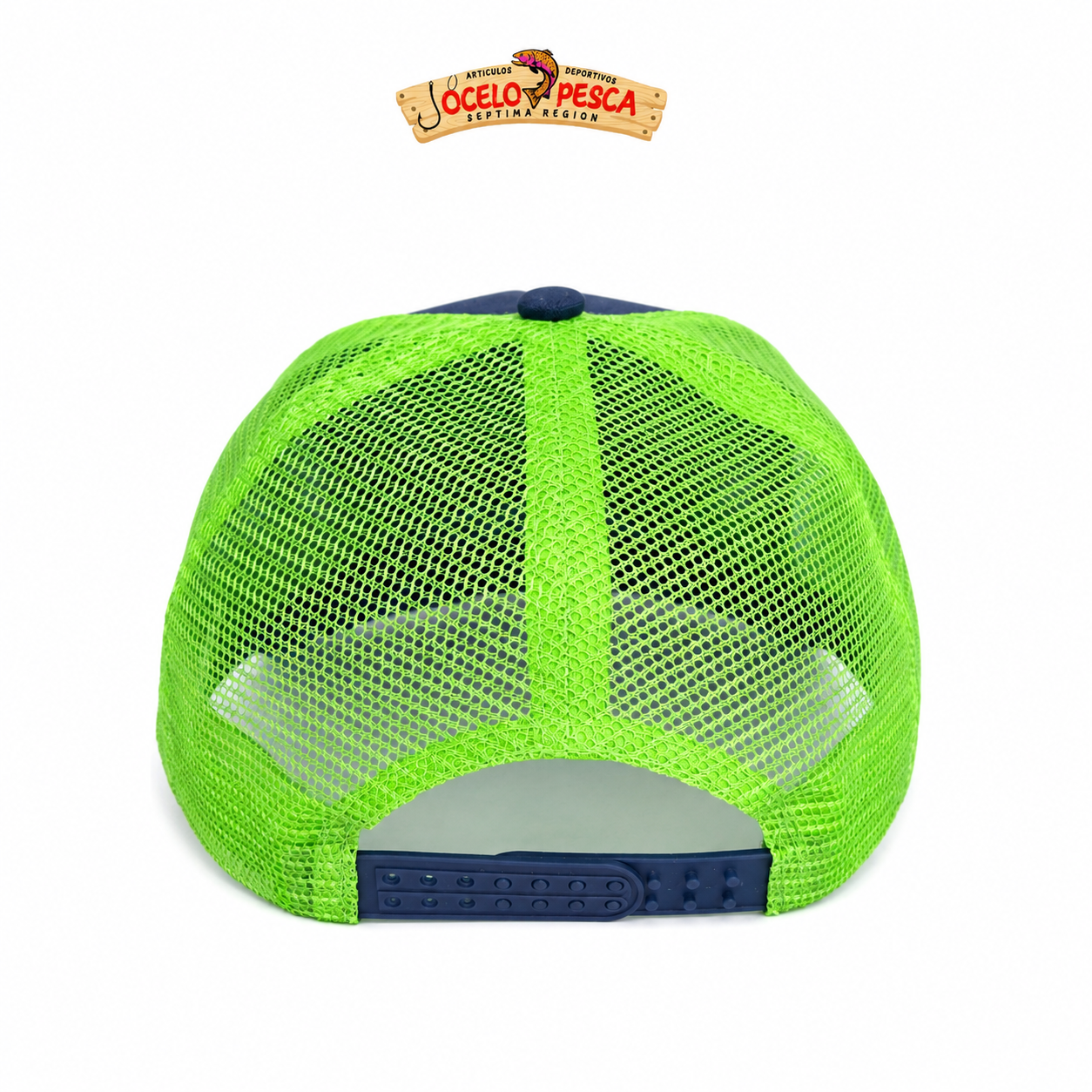 Gorro Daiwa (Alternativo) Azul/Verde con Malla - Imagen 3