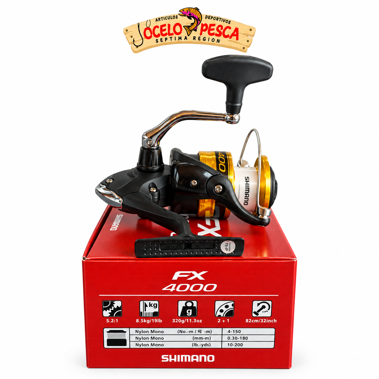 Carrete Shimano FX 4000 - Imagen 2